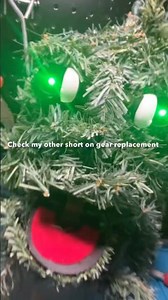 Repair Eye Light/LED Gemmy Dancing Douglas Fir Talking Tree #gemmy #christmas #christmastree #repair