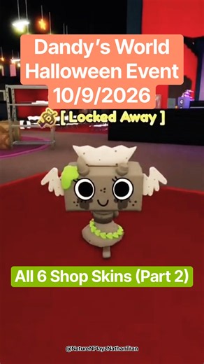 ALL 6 NEW HALLOWEEN SHOP SKINS (PART 2) IN DANDY'S WORLD (10/9/2026)