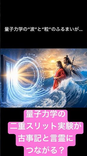 Do the waves of quantum mechanics and the waves of Izanami overlap?! The first record of discover...