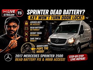 LOCKED OUT of Your Mercedes Sprinter 2500 w/ DEAD Battery & No Key Fob Acess? Top Secret Fix Save💰🔥