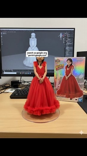 Make yourself a 3d figure model with Google Gemini #trendingvideo #highlights #GeminiAI #fypviralシ #trendingpost #Gemini #GoogleGemini see comment section for the prompt 😊 thank me later 😁 salamat google hahaha nakagawa na ba ang lahat ? haha 😂 | Allot Allot