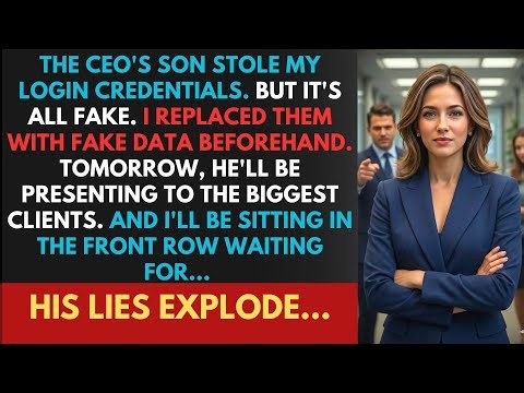 The CEO’s Son Fired Me And Stole My Login. I Let Him Access Fake Files. Tomorrow Will Be Fun