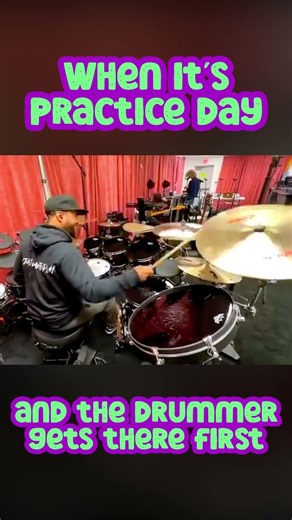 valid sih ya drummer tuh selalu dateng duluan kalo latihan🤣