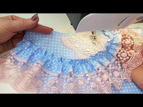 👌Discover the method of creating of sewing lace around your neck. A step-by-step guide for beginners