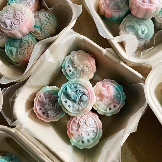 Easy Snow Skin Mooncake Recipe: Chocolate, Red Bean, Green Tea Mung Bean