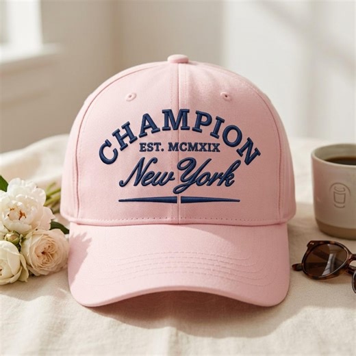 New York Embroidered Hat, Vintage Collegiate Pink Baseball Cap, Preppy Aesthetic Dad Hat, Retro Ny City Souvenir Gift, Varsity Cap - Etsy