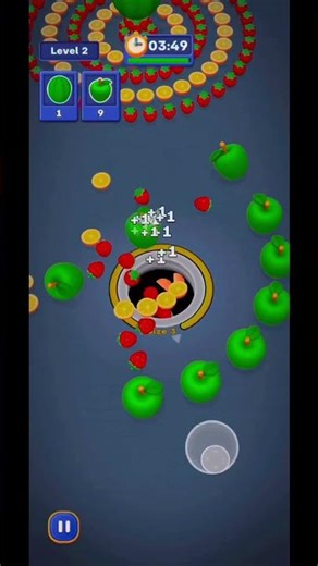 ⚪️ | HOLE IT 3D | LEVEL 2 🎯 | HYPER CASUAL GAME | #hypercasualgames #games #gaming #shorts