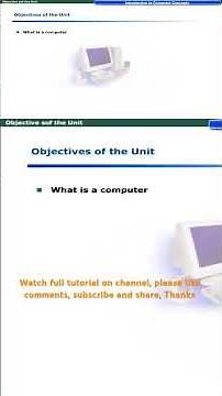 What is a computer? | Types of computers | How does a computer work? | Generations of Computers #pcs