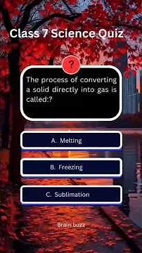 🌍 Class 7 Science MCQ Test | General Science Quiz #class7mcq #studyquiz #quiztime #quiz #subscribe