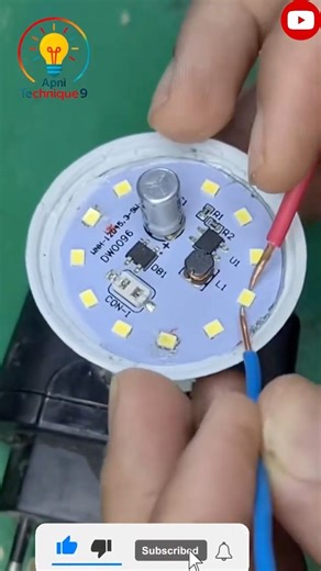 how to repair LED bulb #KharabLEDBulb#ledbulbrepair #youtubeshorts
