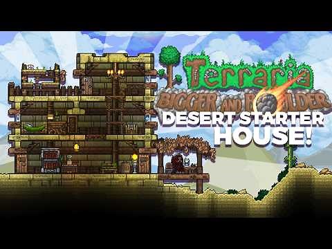 How to Build a Desert Starter House! | Terraria 1.4.5 Building Guide!