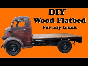 How to build a #flatbed for any truck - DIY - WOOD / LUMBER - EASY