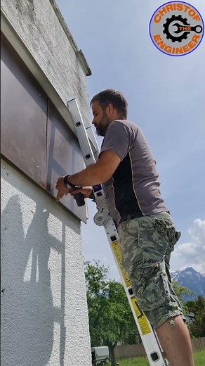 DIY Installation of HPL panels at my workshop as decoration