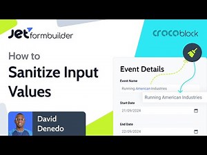 How to Sanitize Input Values in Text and Textarea Fields of WordPress Forms | JetFormBuilder