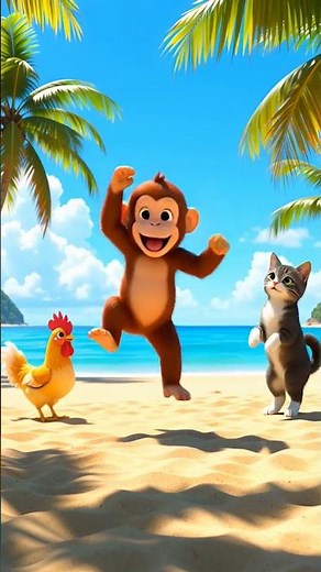 Kids Funny Monkey Comedy Dance 2025 😂 | Baby Viral Monkey Dance for Kids & Families