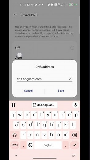 how to add Adguard DNS to your phone for no ads #dnsoverhttps #reversedns#dnstunneling #dnspy #dns