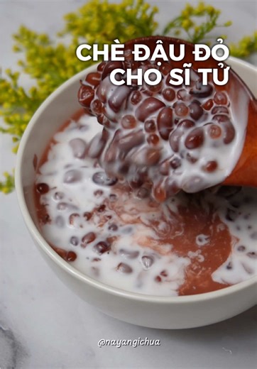 Chén chè đậu đỏ cho những ngày mệt mỏi
