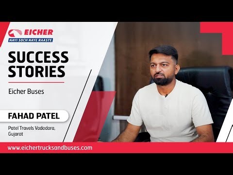 Success stories - Hear the inspiring story of Mr. Fahad Patel from Patel Travels, Vadodara