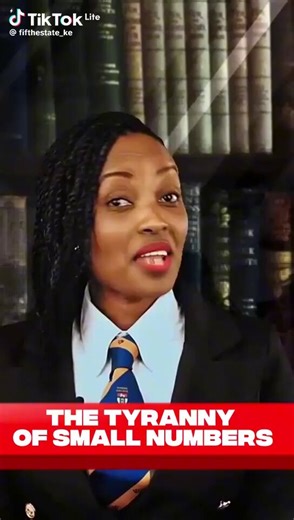 The conversation around “tyranny of small numbers” is not emotional—it’s mathematical. It asks whether political outcomes reflect population size or strategic unity. Judas Was Kikuyu#TyrannyofSmallNumbers Small vote BigWin Lee Funeral Home