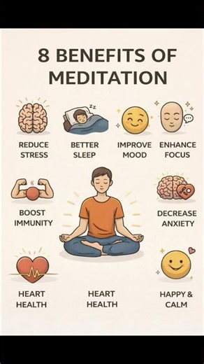 8 Powerful Benefits of Meditation for Mind and Body | Stress Relief & Mental Peace