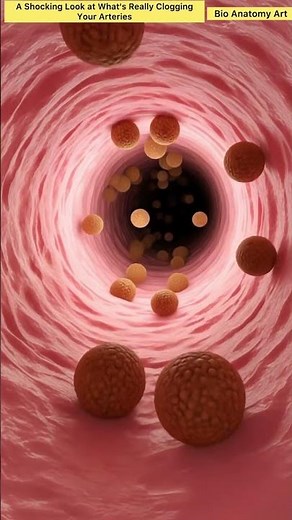 A Shocking Look at What's Really Clogging Your Arteries | Bio Anatomy Art | Gut Health