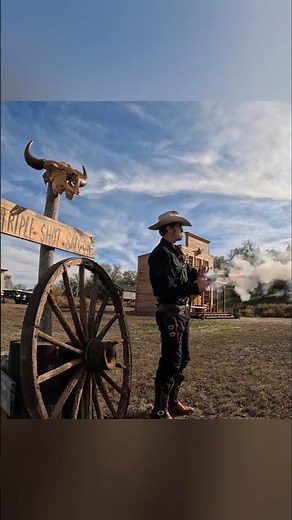 Cowboy Revolver Fanning at TUCOtheratt's Tripleshot Saloon!