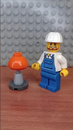 How to build a floor lamp from Lego