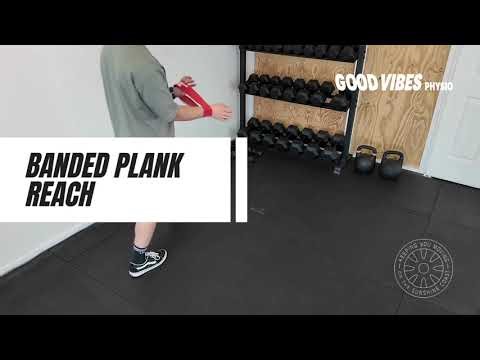 Banded Plank Reach – Core Stability & Shoulder Control Exercise