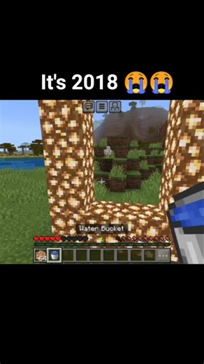 It's 2018 😭😭 #minecraft #viral #shorts #minecraft shorts