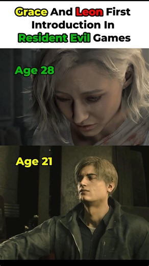 Grace and leon first introduction in Resident evil