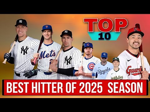 Aaron Judge DOMINATES! Top 10 MLB Hitters of 2025 Ranked!