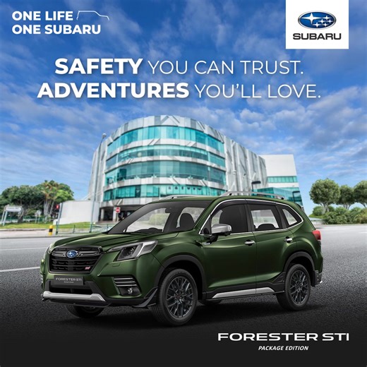 Unleash the thrill of the Subaru Forester STI Package Edition — where dynamic control meets world-class safety. Experience unmatched stability with Symmetrical AWD and advanced protection with EyeSight Driver Assist. 💥 Plus, stand a chance to win prizes worth up to $688 in our sure-win lucky draw!* 📍 Location: Tampines Mall, Atrium, Level 1 📅 Dates: 14 - 20 May 2025 Drive with confidence. Drive with passion. Don’t miss it! 🚀 *Terms & Condition applies #SubaruSingapore #OneLifeOneSubaru #Tamp