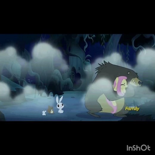 Rainbow Dash 🌈 scared 😳 Fluttershy 🦋 ! mlp edit 🌈💖