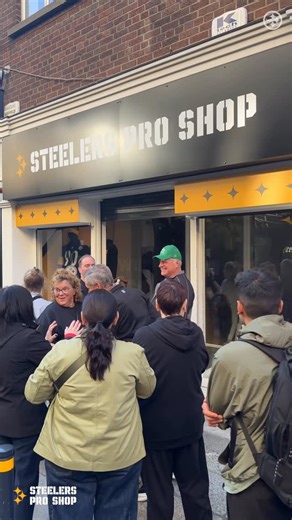 Pittsburgh Steelers Pro Shop on Instagram: "Steelers Nation is showing out in the heart of Dublin 💪🏼 Stop by the Steelers Pro Shop in Ireland this weekend or all season long ✨"