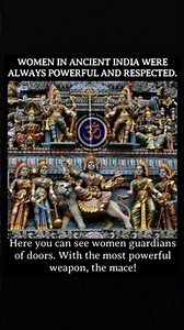 Women in ancient India are always respected...