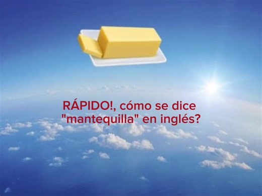 Cómo se dice mantequilla en inglés? | Memes divetidos