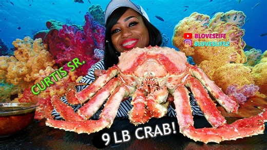 Meeting Curtis the Crab SR 9 LB Alaskan King Crab