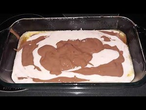 Making A Quick Vegan Marble Cake with Stevia =)