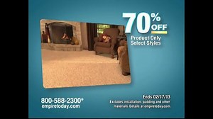 Empire Today Warehouse Sale TV Spot, '70% on Carpet'