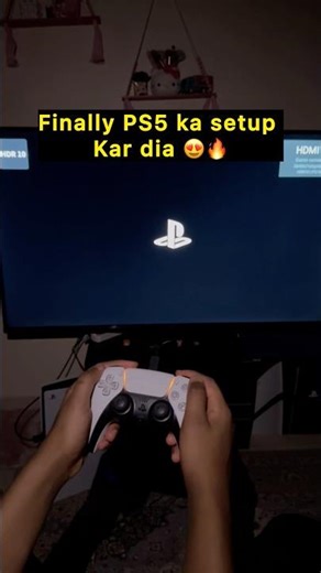 🔥 Finally Set Up My PS5! | First Look Setup 😱 #ps5 #gaming #shortvideo #ps5setup