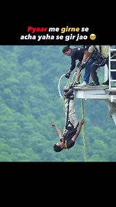 483K views · 11K reactions | Pyar me girne se acha hai yahi se gir jao 凉 Share this reel with your best friend  #bungeejumping #rishikesh #rishikeshtrip #rishikeshtravel #adventure | Holidays Crowd | Facebook