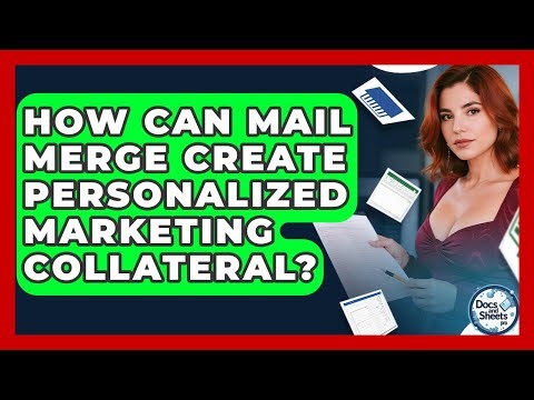 How Can Mail Merge Create Personalized Marketing Collateral? - Docs and Sheets Pro