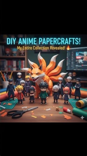 DIY Papercraft Anime Figures Collection 2026 🔥 | JJK, Naruto & More!