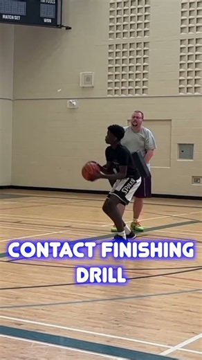 Contact Finishing Basketball Drills #basketballdrills #basketballtraining #hoops #fyp