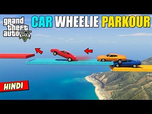 GTA 5 : Cars Ki Wheelie Parkour in Sky 🌟 | GTA 5 Gameplay | GGMonFire