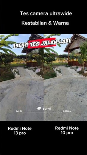 TES KAMERA ULTRAWIDE REDMI NOTE 13 PRO VS 10 PRO