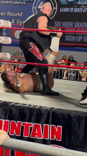 The country gentlemen found themselves at the spring heeled jacks mercy at The Lexington Ice Center! #amwshowdown #AMW #indywrestling #wrestling #independentprowrestling | Appalachian Mountain Wrestling