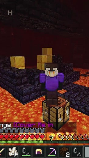 Minecraft Netherite armour speedrun || Pojav Luncher || #minecraftshorts ||