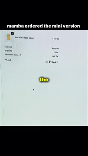 mamba ordered the mini version also ‪@mambafx‬ #shorts #mambafx