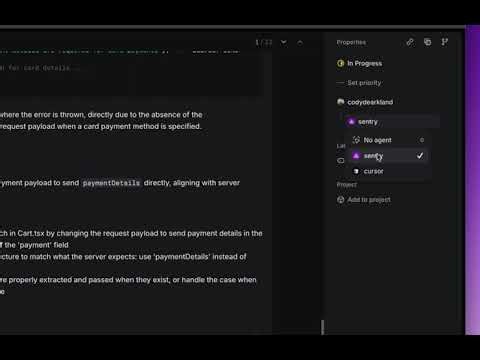 Sentry Agent for Linear is in beta!